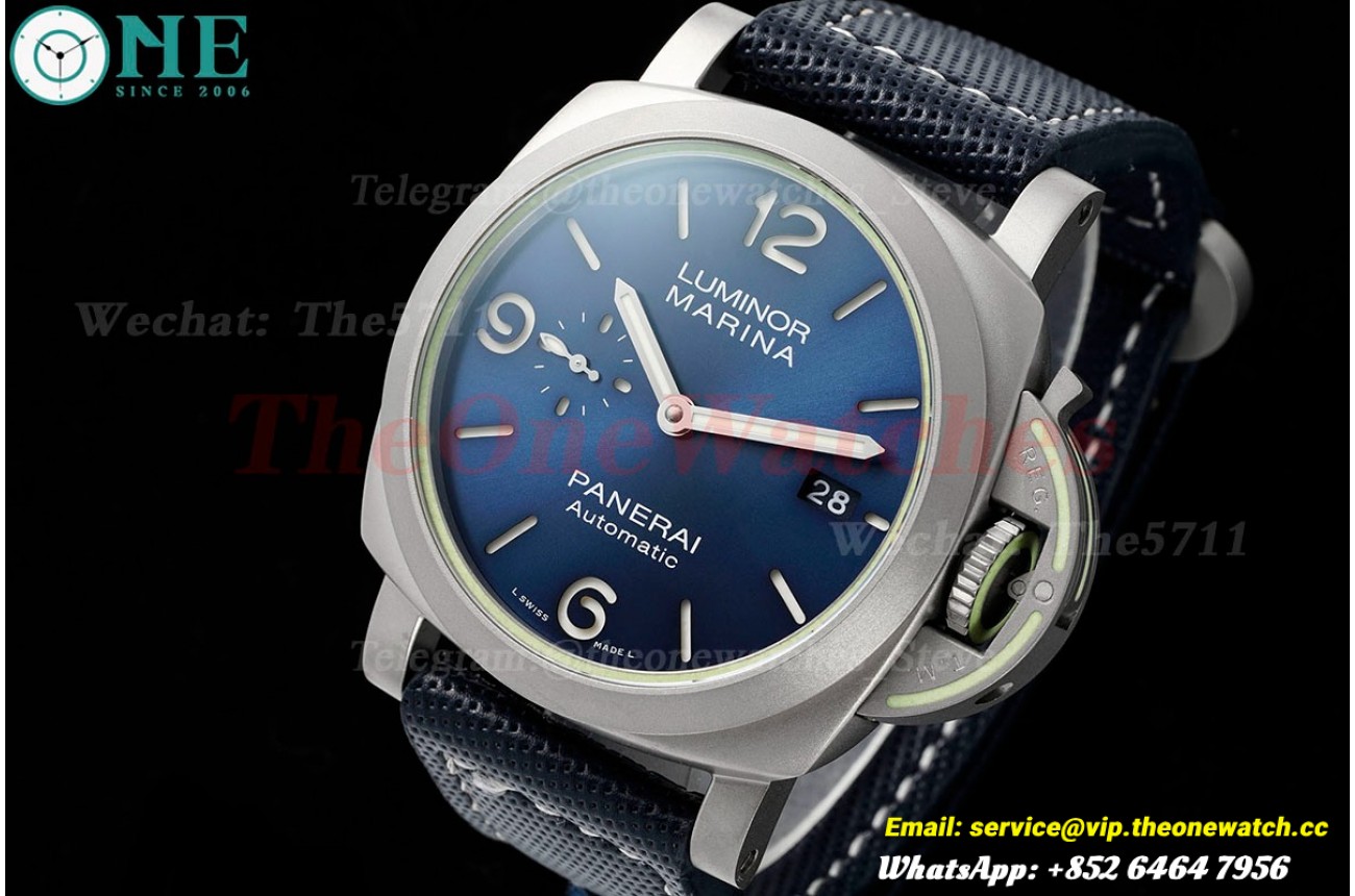 Luminor PAM1117 44MM TI/NY Blue Dial TTF P900