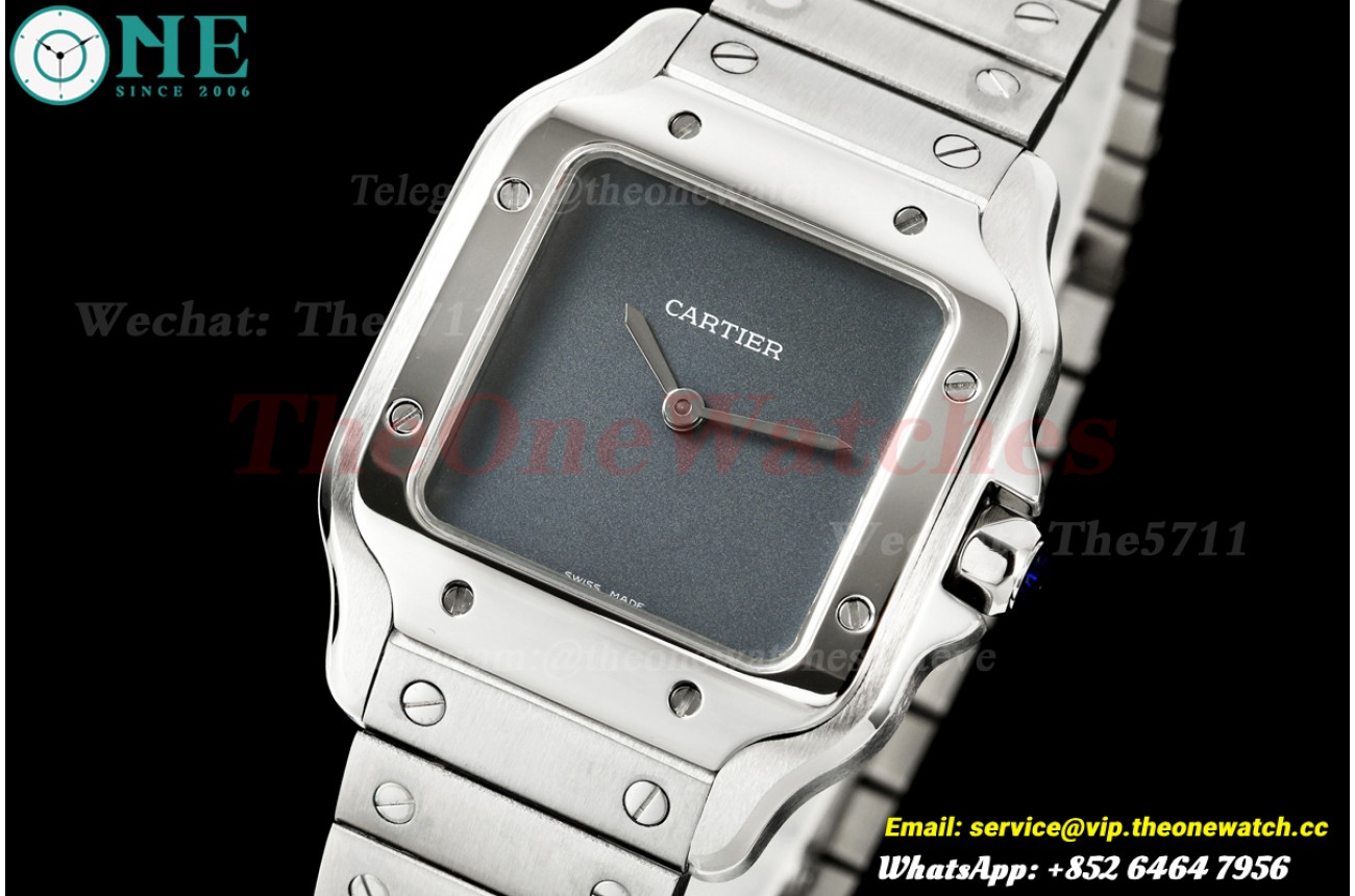 Santos 27mm SS/SS Grey Dial 8848F Quartz