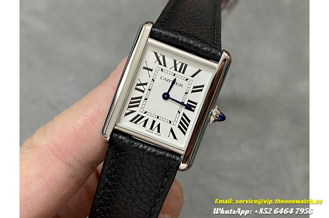 Tank Must 25.5mm SS/LE White Dial on F1F Quartz