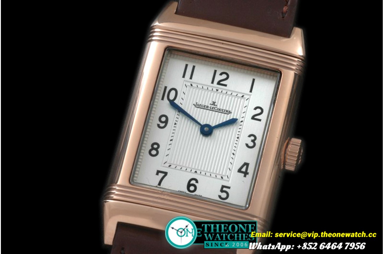 Jaeger LeCoultre - Reverso Classique RG/LE White Num Jap Qtz