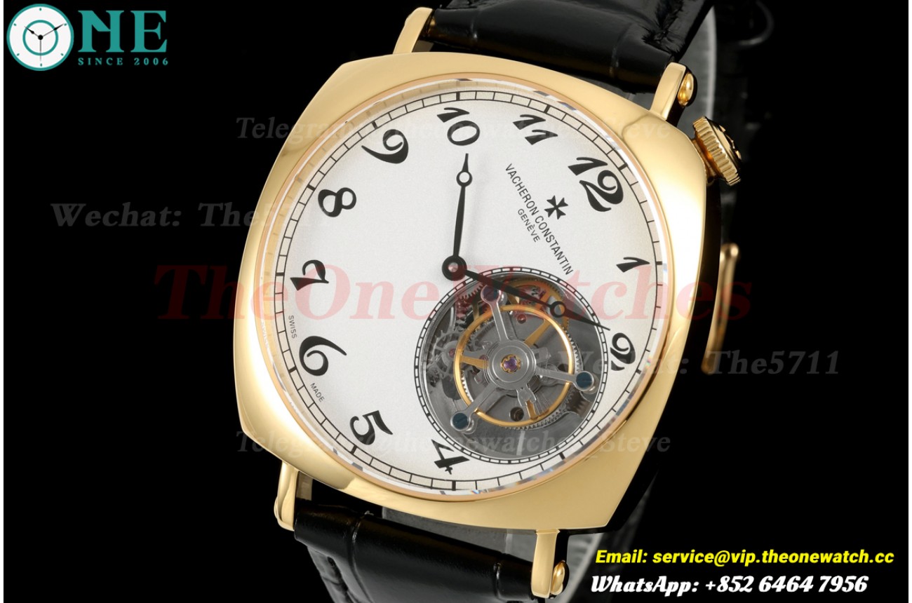 Historiques 40mm YG/LE White DIal RMSF Tourb