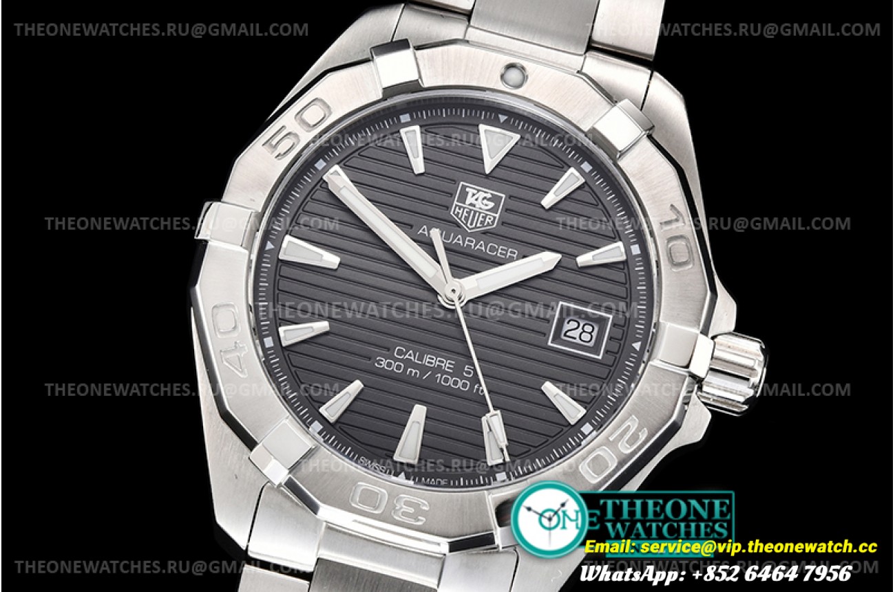 Tag Heuer - Aquaracer Caliber 5 41mm SS/SS Grey XTF SW200