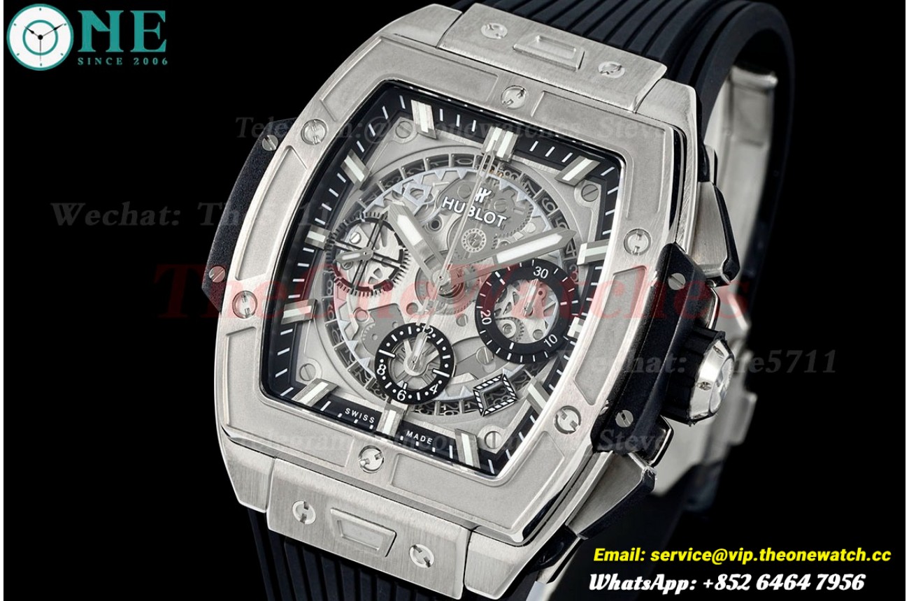 Spirit of Big Bang Chrono 42mm TI/RU Skeleton Dial BBF A7750 Mod