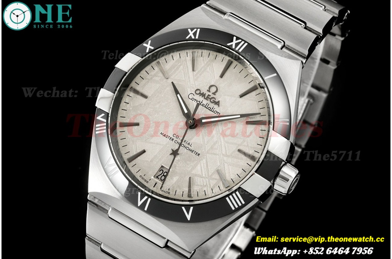 Constellation 2024 41mm Ceramic SS/SS Meteorite Dial ASWF A8901