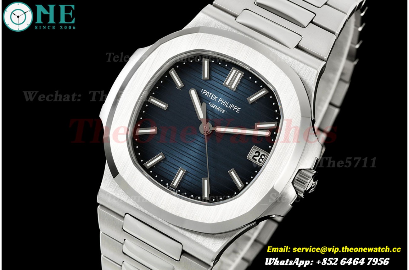 Nautilus 5811 40mm SS/SS Blue Dial DDF DPB330 (Weighted Approx.147g)(SW Dial)