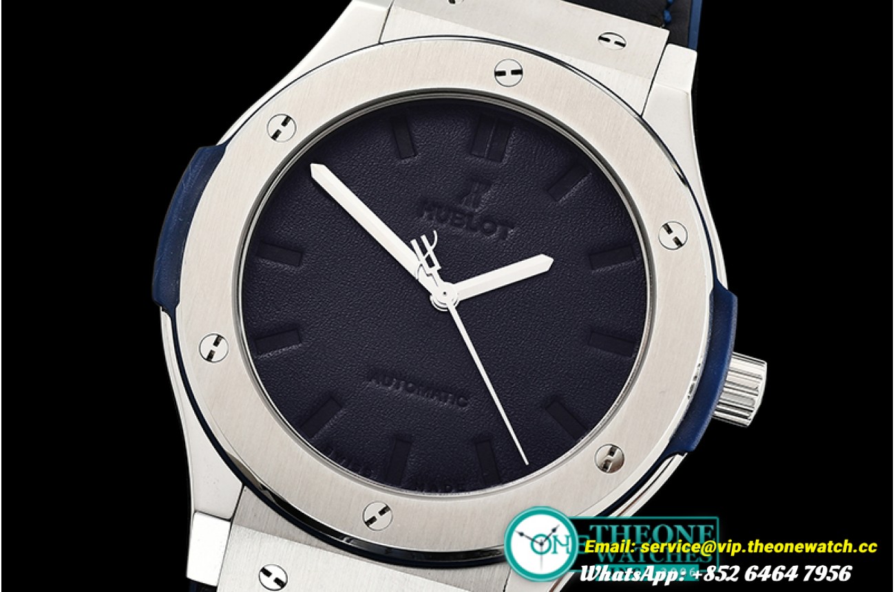 Hublot - Classic Fusion Berluti Scritto SS/LE Blue V2 A2892