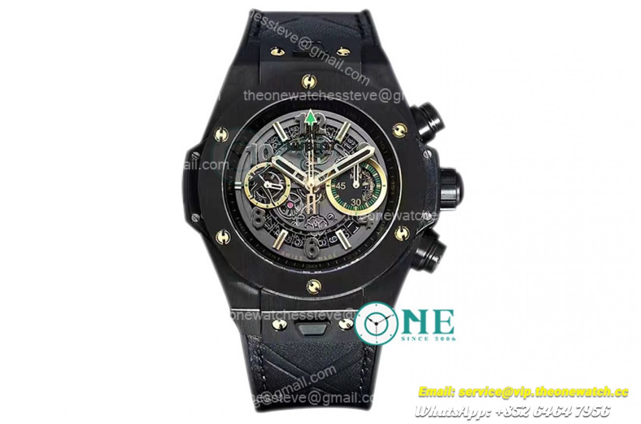 Hublot - Big Bang Unico Sapphire 45mm Blk CER/LE Blk/YG A7750 Mod