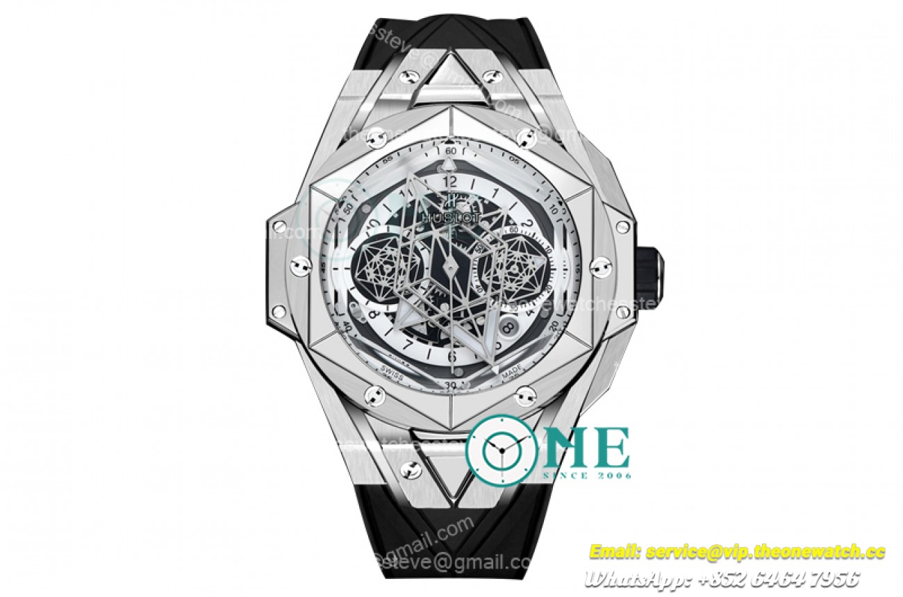 Hublot – Big Bang Sang Bleu II TI/RU White 7750