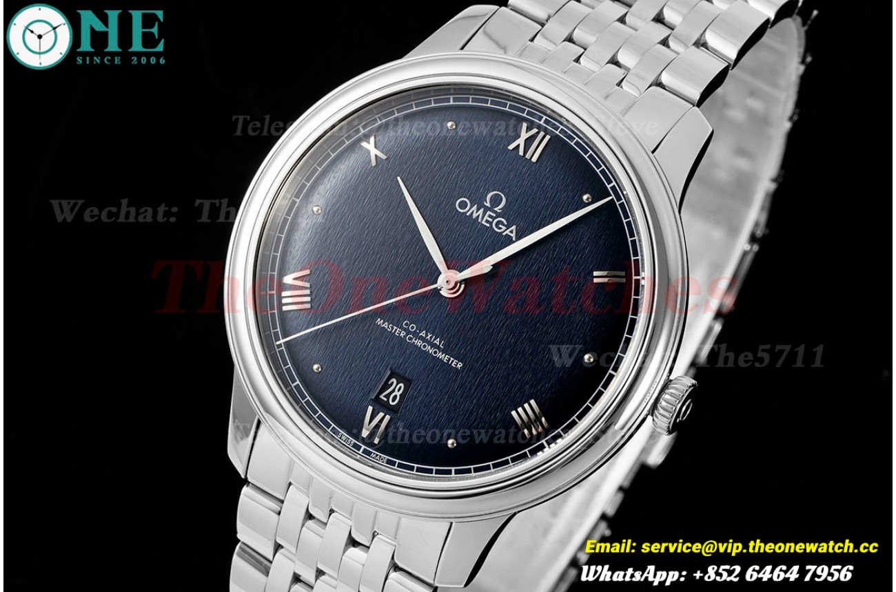 De Ville Prestige Man's 40mm SS/SS Blue Dial VSF A8800