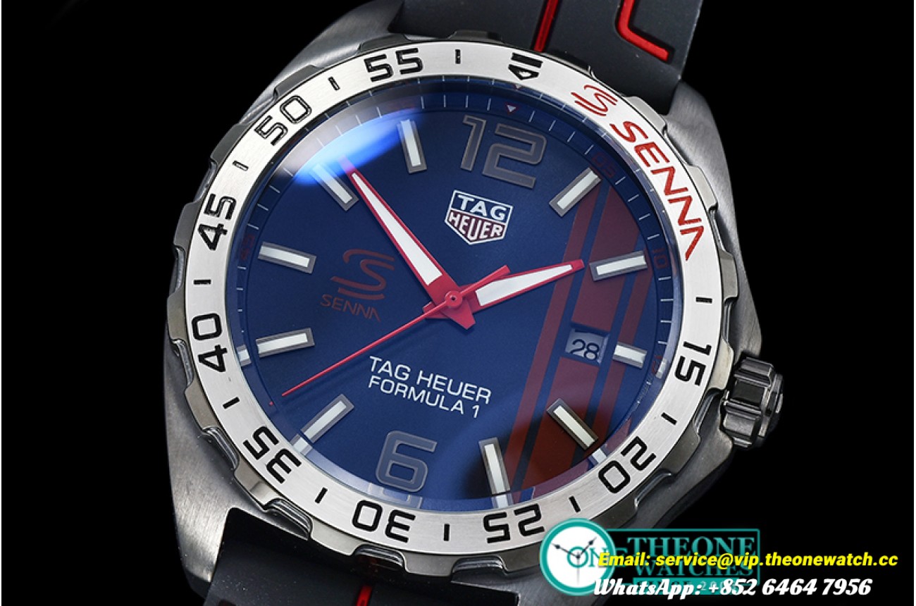 Tag Heuer  - Tag F1 Senna Racing PVD/SS/RU Blue VK Quartz