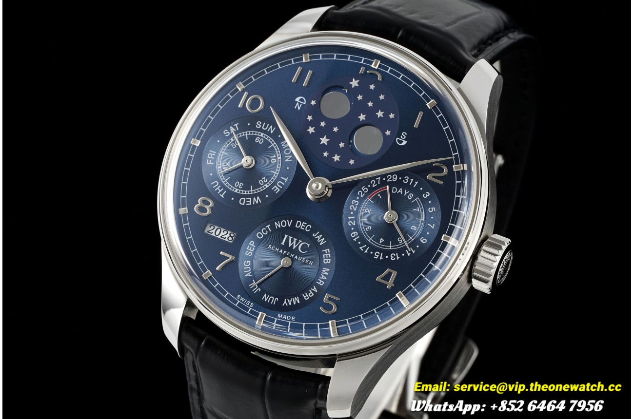 Portugieser Perpetual Calendar 5034 44mm SS/LE Blue/Num APSF A52010