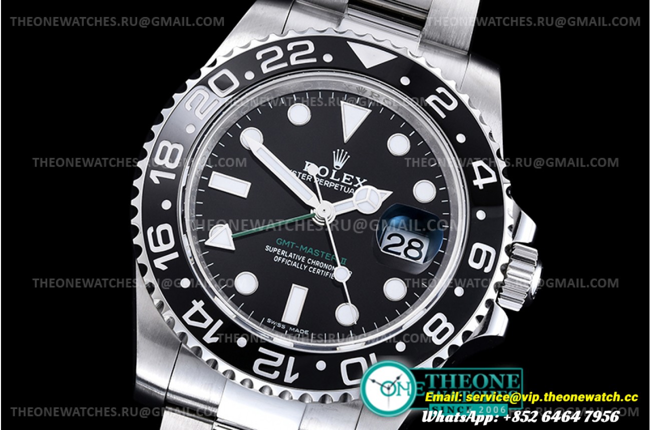 GMT Master II 116710LN SS/SS Black Dial ARF DD3285