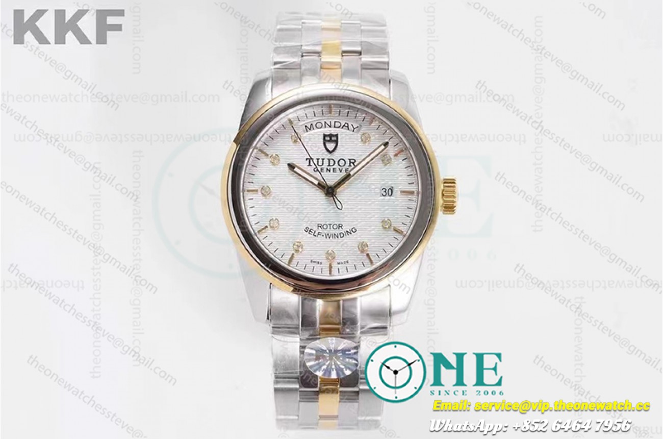 Tudor - Glamour Date Day Diamond SS/SS KKF Asia 2836