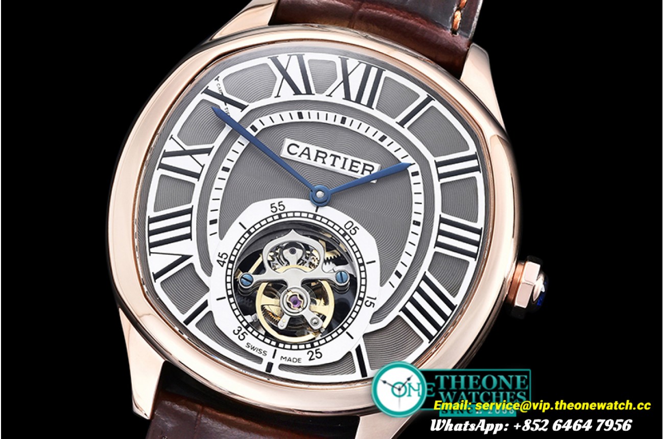 Cartier - Drive De Cartier Tourbillon RG/LE Grey Tourbillon