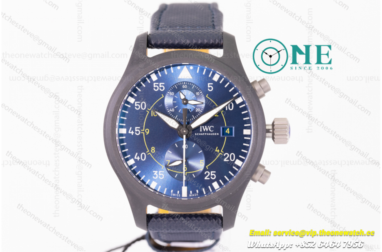 IWC - Pilot Chrono Blue Angels IW389008 CER/RU Blu ZF A7750