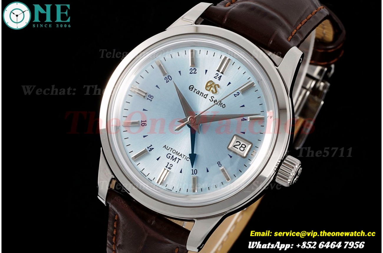 Elegance GMT 39.5mm Ice Blue Dial GSF NH34