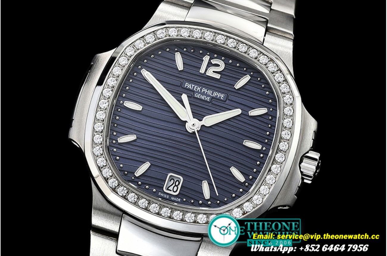 Patek Philippe - Patek Nautilus 33mm Diam SS/SS Blue PF Miyota 9015