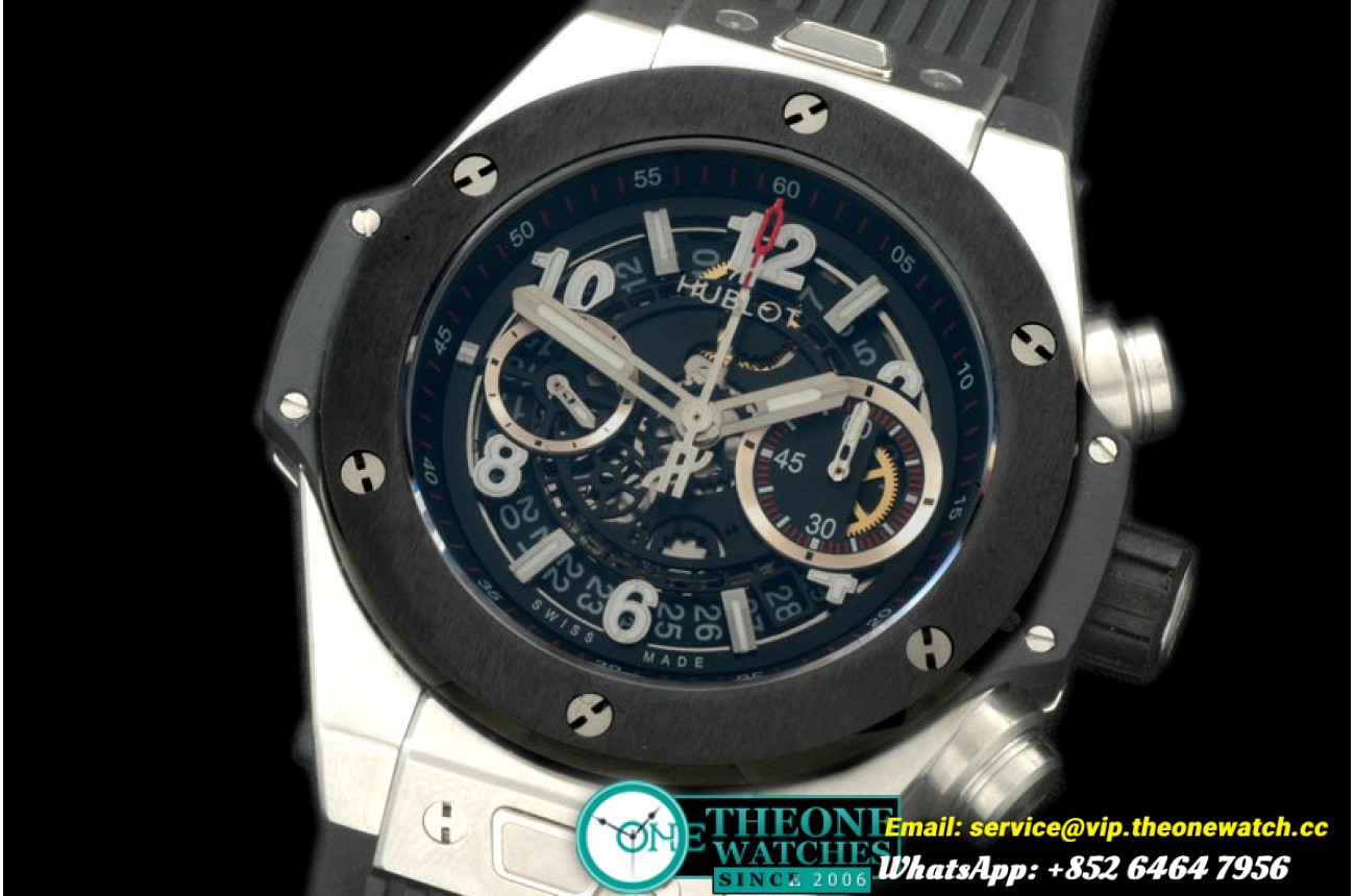 Hublot - Big Bang Unico SS/RU Skeleton Asian 7750