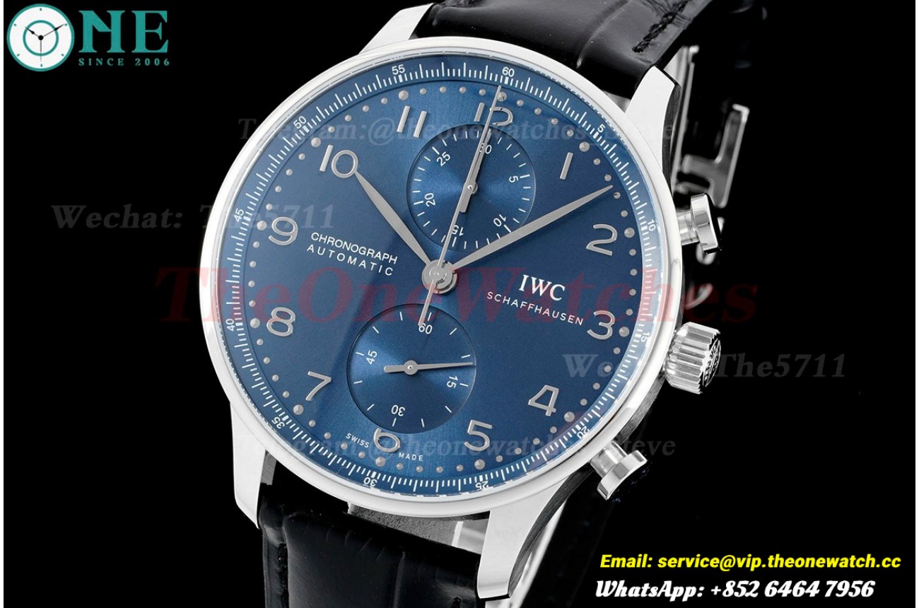 Portuguese Chrono 41mm SS/LE Blue Dial RSF A69355