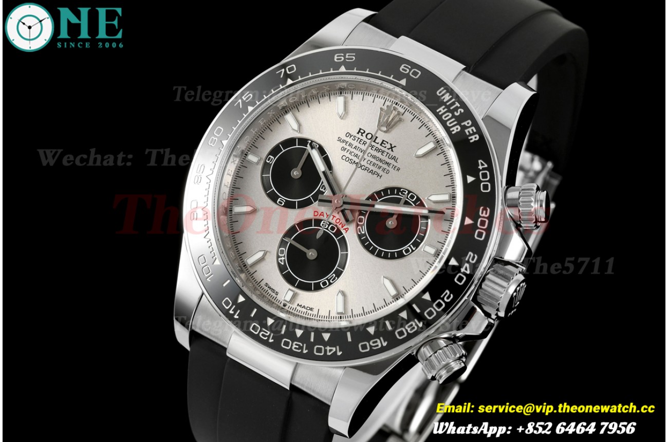 Daytona 126519 40mm SS/RU Grey/Stk WDF JH4131 (Free Sprung)