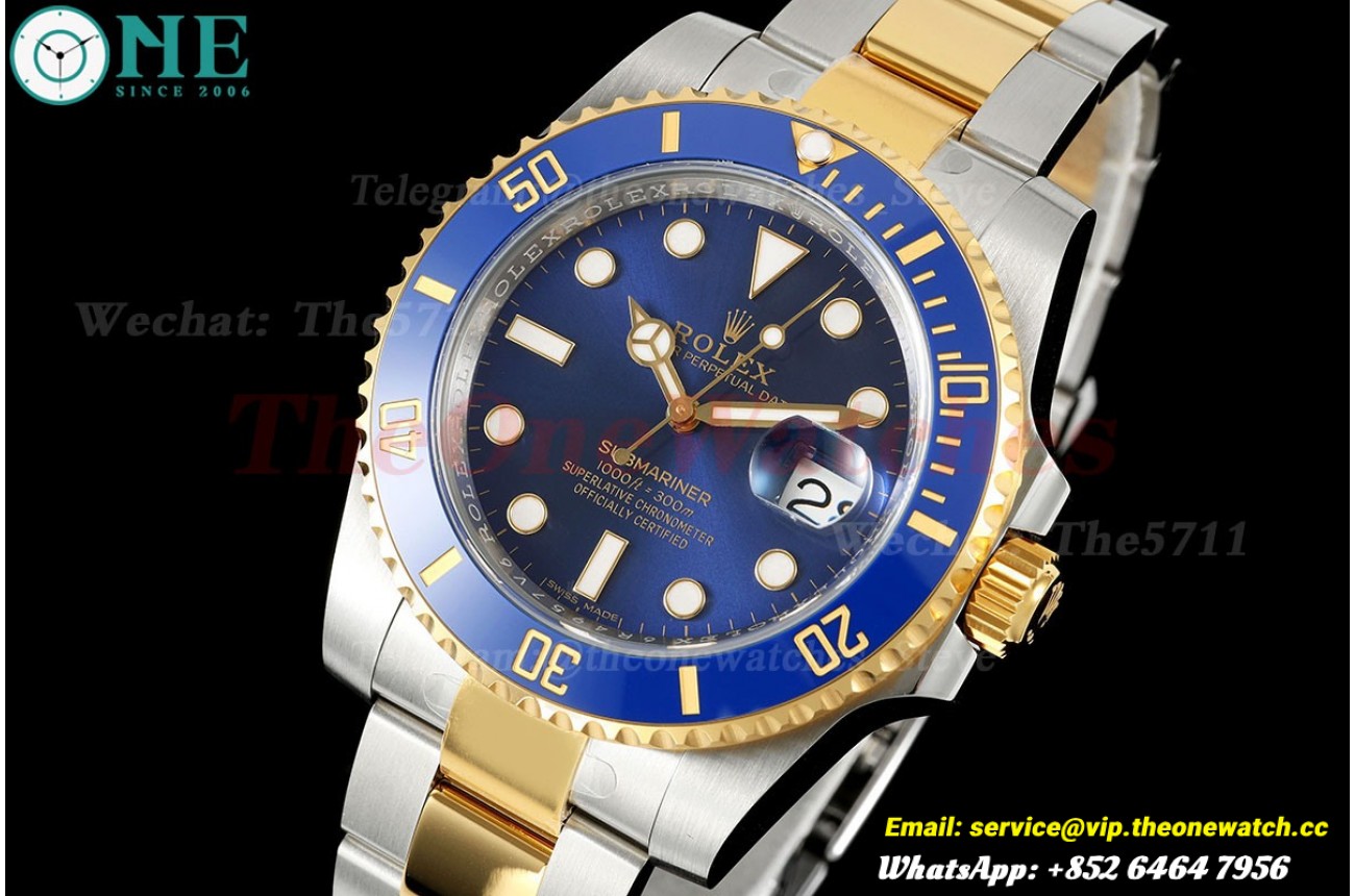 Submariner 116613LB 40mm YG/SS Blue Dial ARF VS3135