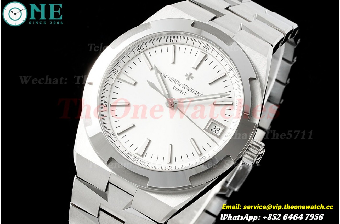 Overseas 4500V 41mm SS/SS White Dial MKS A5100