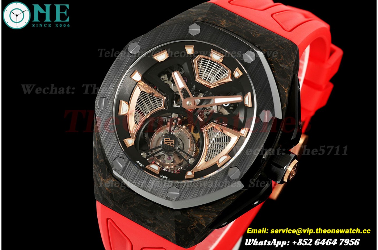Royal Oak Concept 42mm Cer/RU Skeleton Dial RMF Tourbillon