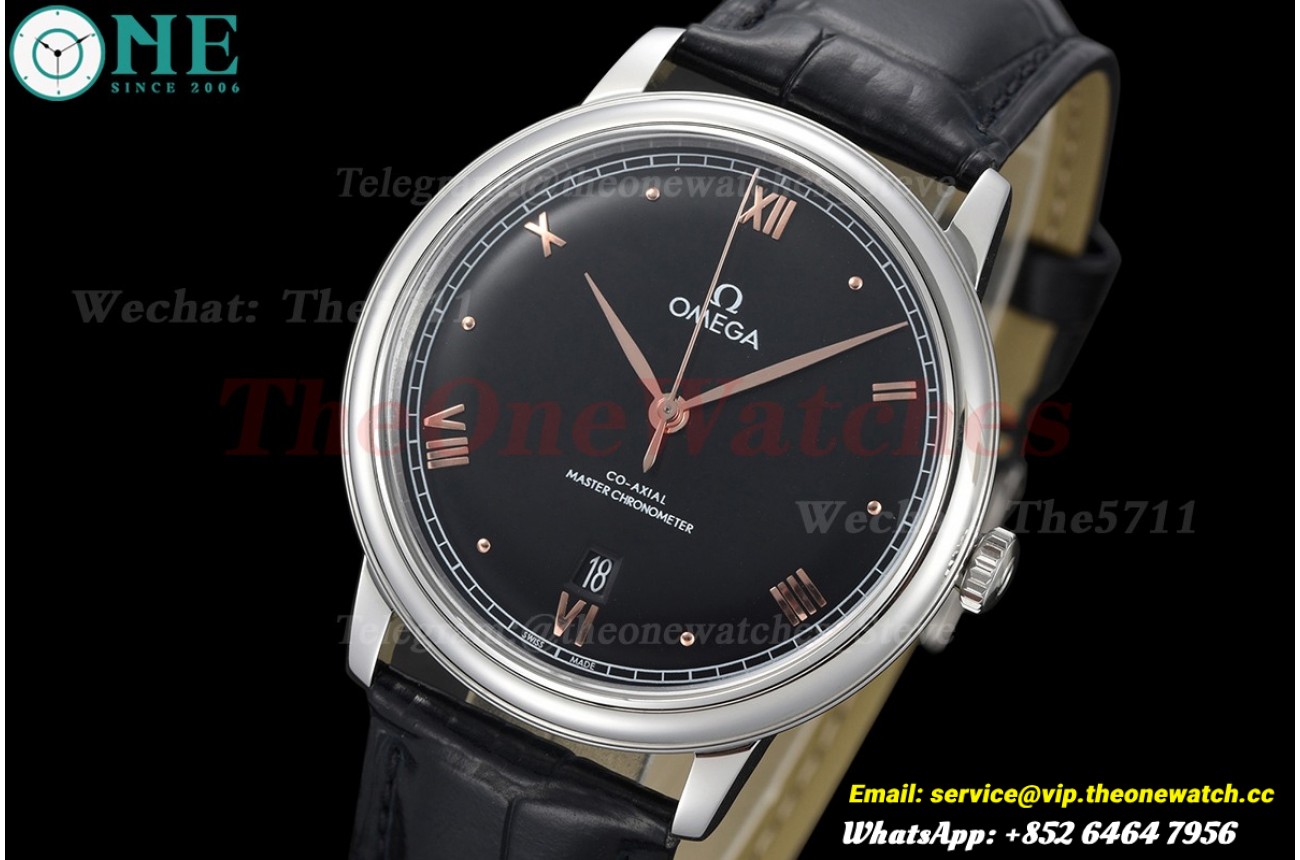 De Ville Prestige Date 40mm SS/LE Black Dial BLSF A8800