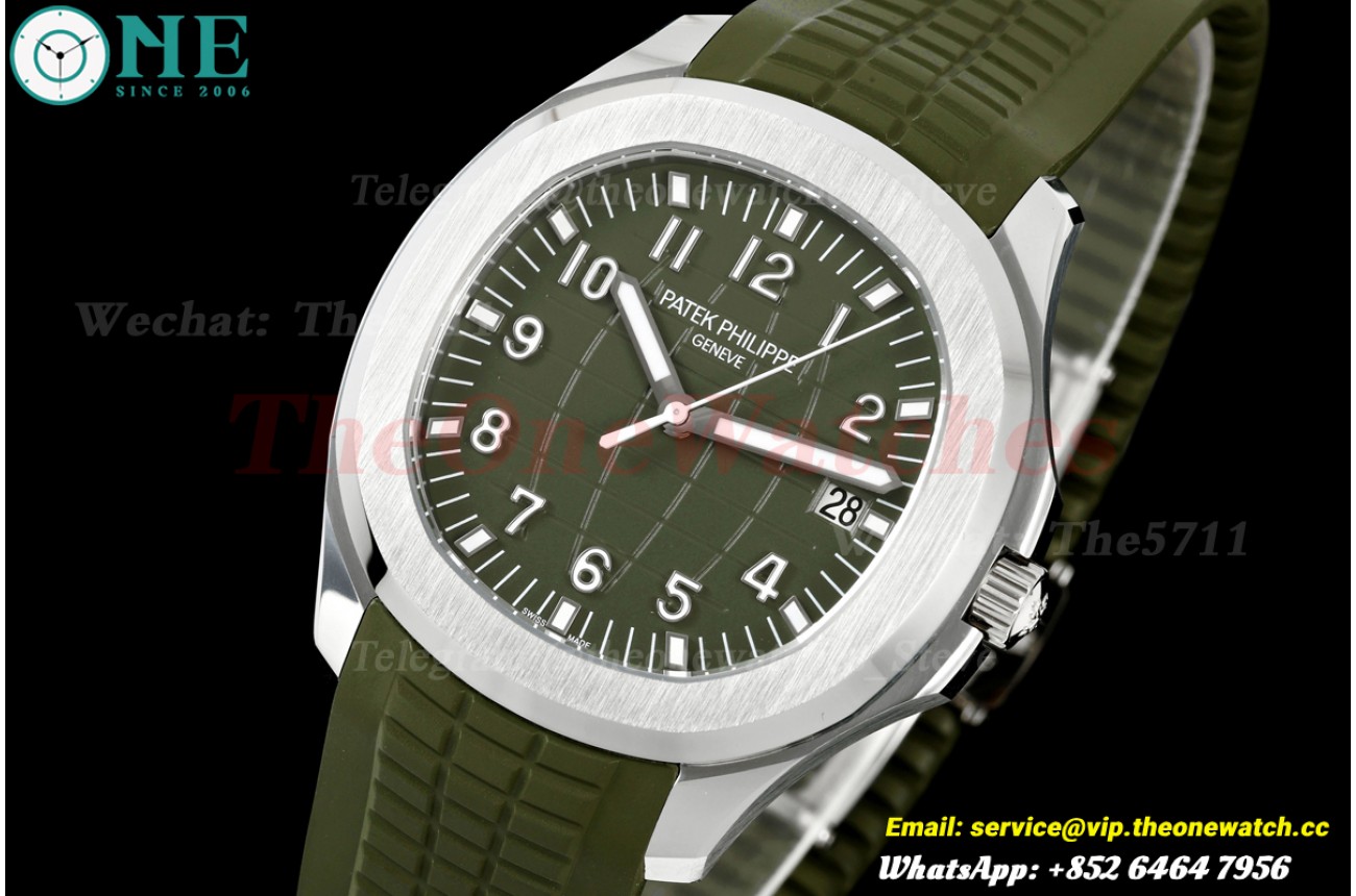 Aquanaut 5168 42mm SS/RU Green Dial WSF DPB330 (Weighted Approx.150g) (SW Dial)