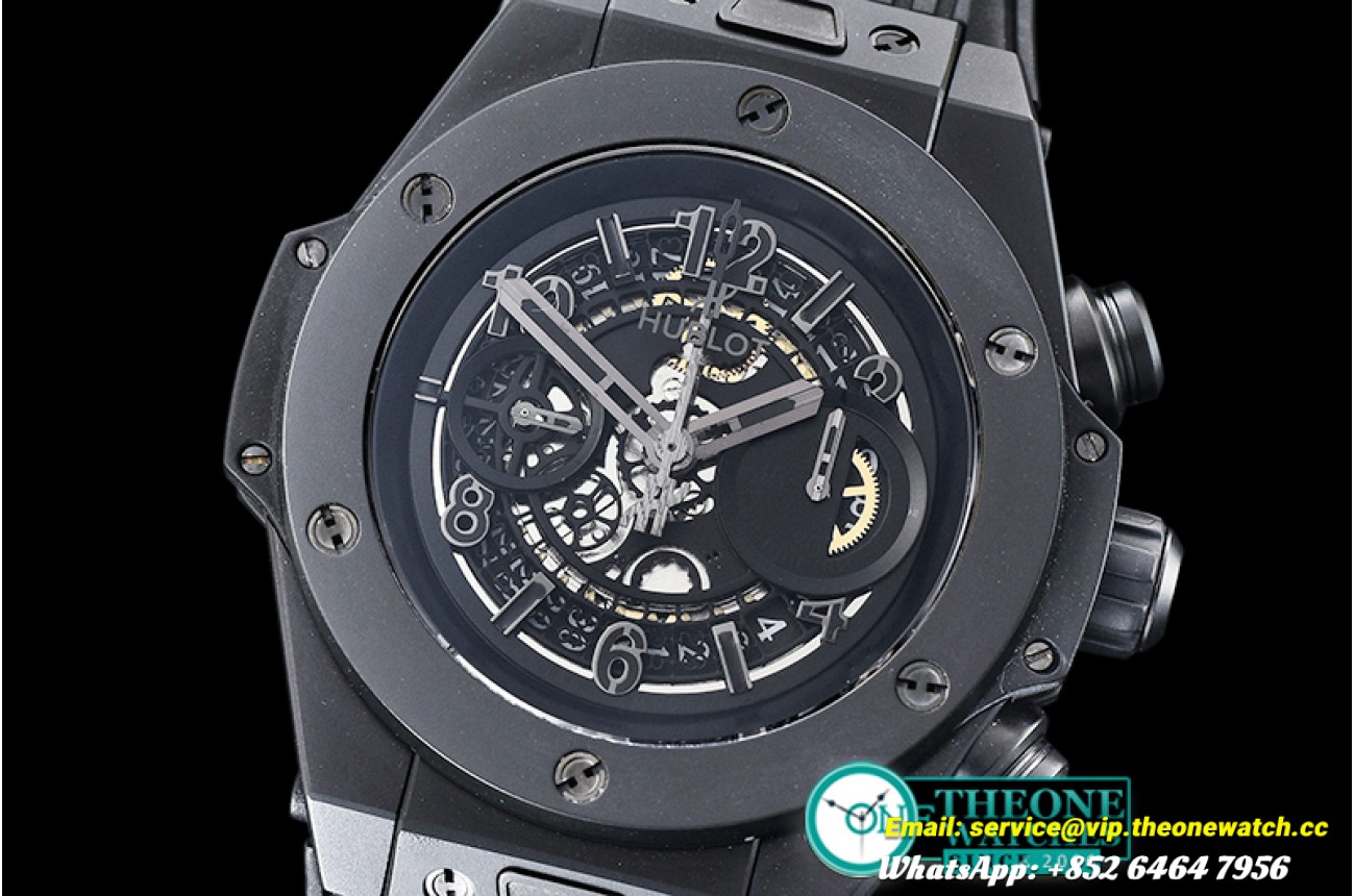 Hublot - Big Bang Unico 45mm PVD/PVD/RU Black V2 Asia 7750 Mod