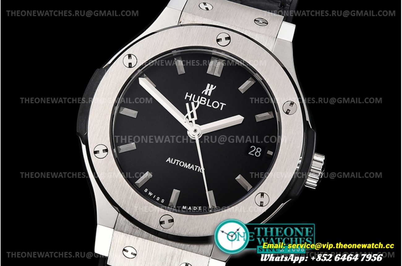 Hublot - Classic Fusion Bang 38mm SS/LE/RU Black JJF A2892