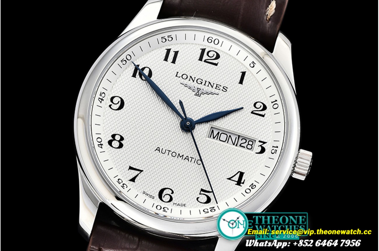Longines - Master Collection Automatic SS/LE White/Num LGF A2836
