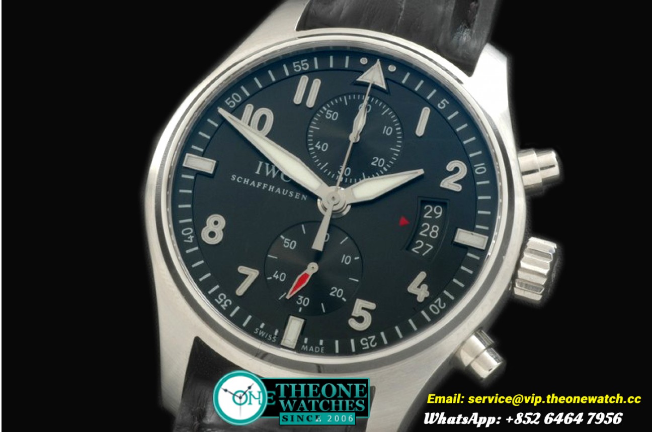 IWC - 3878 SS/LE Black 7750