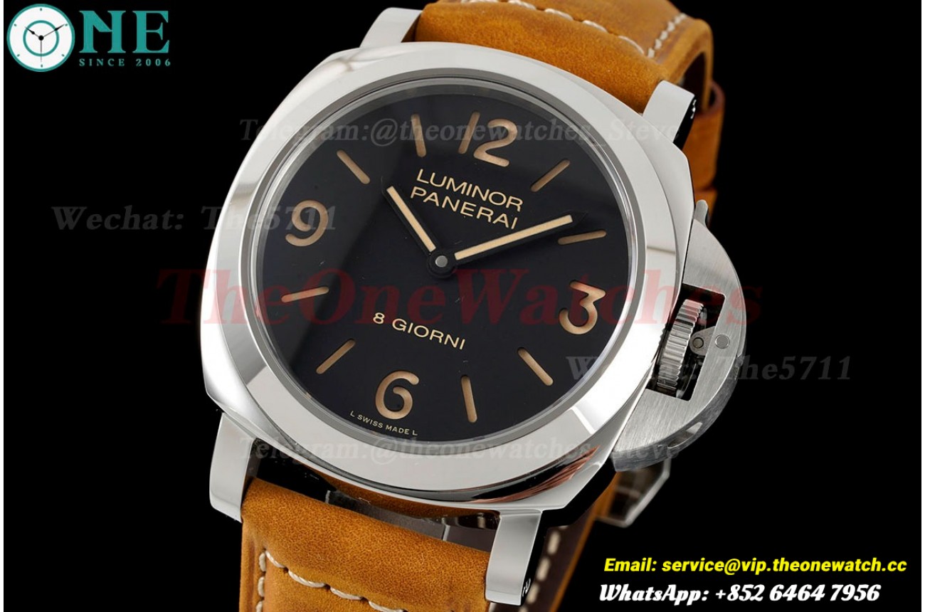 PAM914 Luminor 44mm Black Dial SS/LE HWF A6497