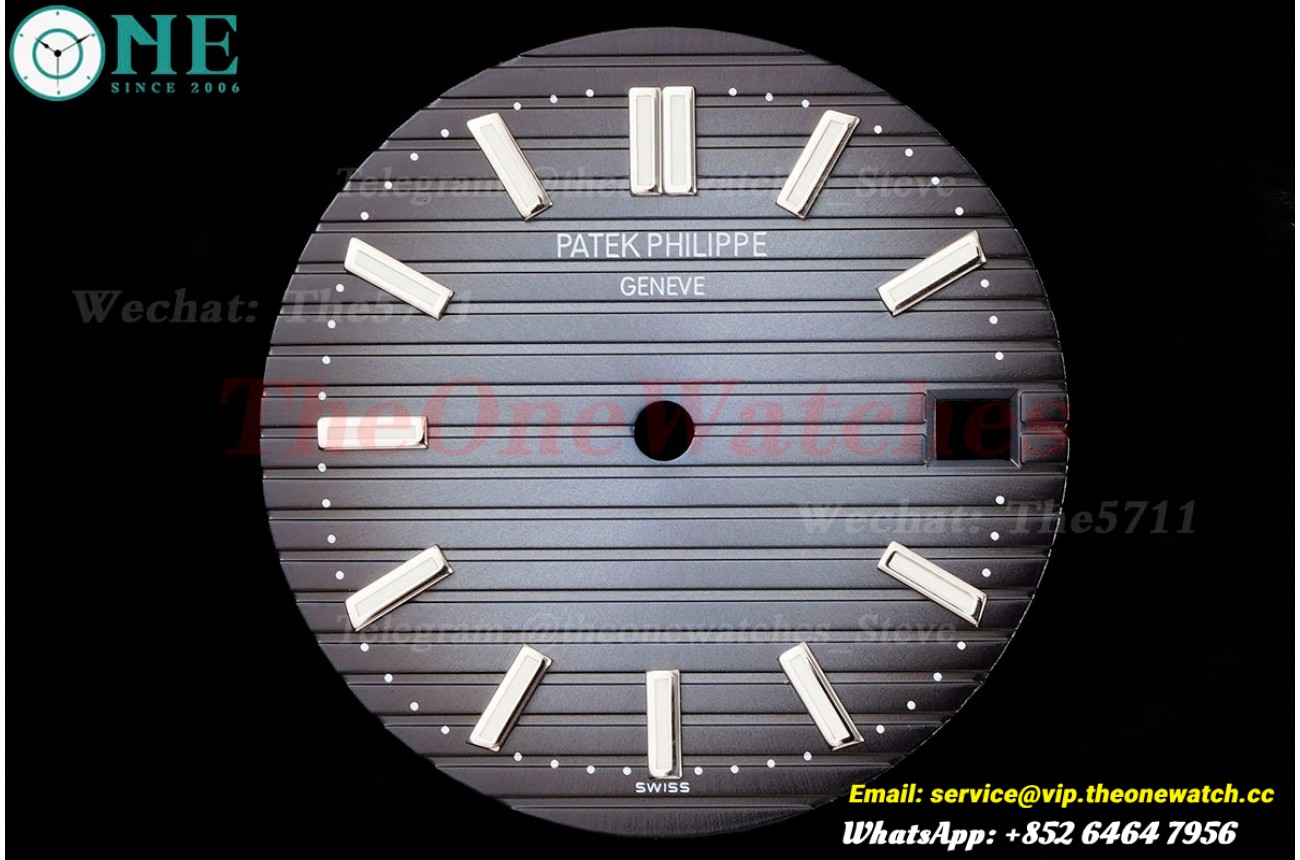 Bule Textured Dial Suitable For Patek Philippe 5711 Buff Factory V3