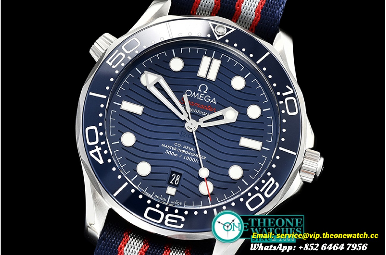 Omega - Seamaster 300m Basel 2018 SS/NY Blue VSF Asia 8800