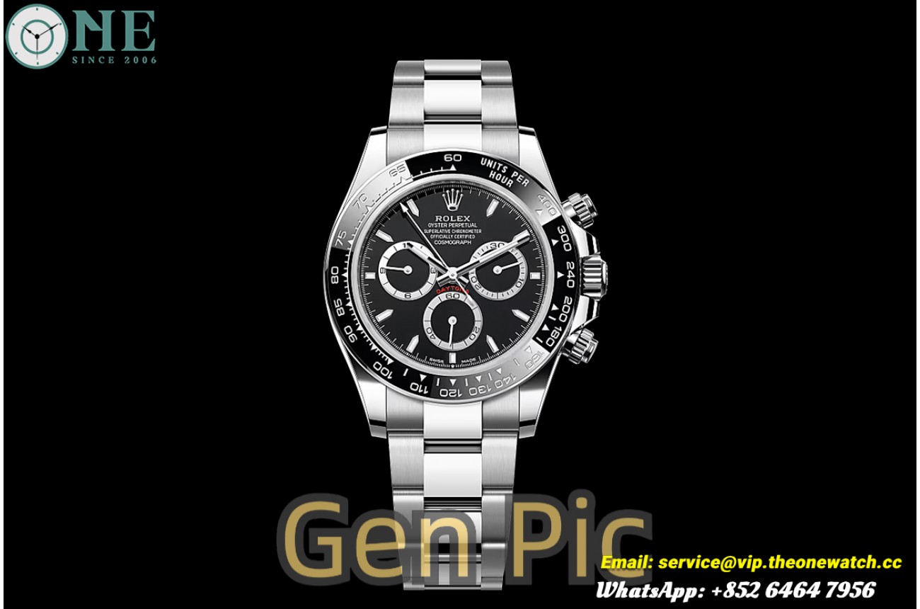 Daytona 126500LN 40mm SS/SS Black Dial VSF DD4131v2 Super Clone