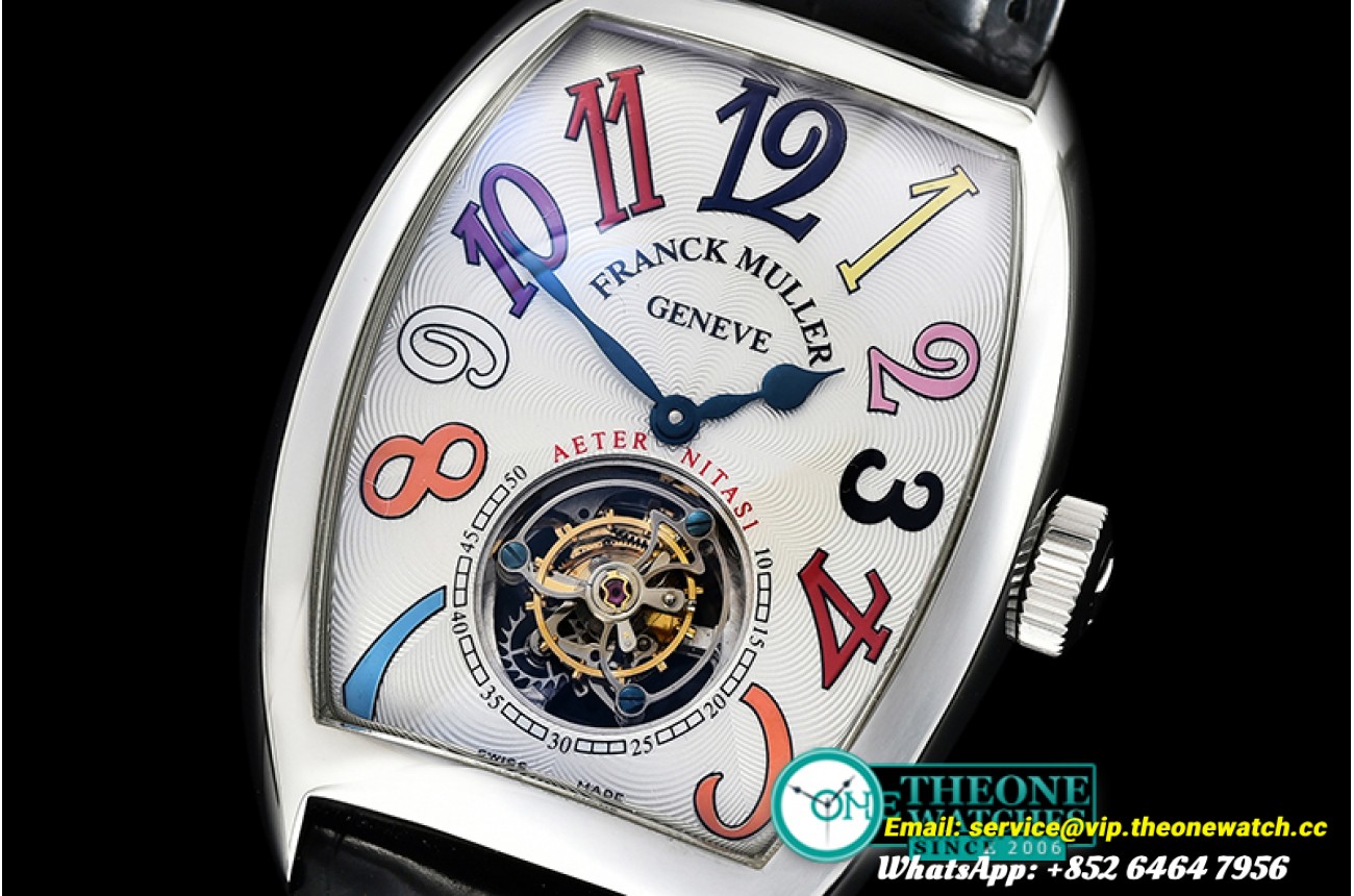 Franck Muller - Aeternitas Tourbillon SS/LE Wht/Color Flying Tourbillon