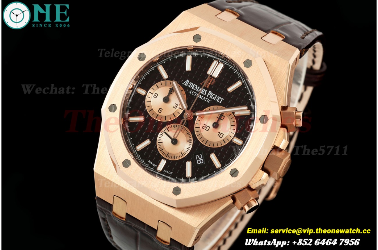 Royal Oak Chrono 26331OR 41mm RG/LE Brown Dial APWF DD4801