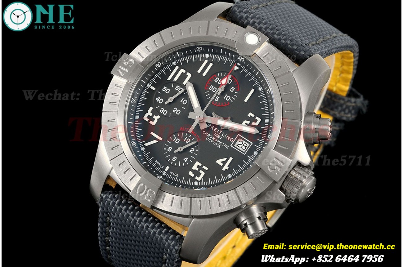 Avenger B01 Chrono 45mm Ti/NY Grey Dial TF A7750