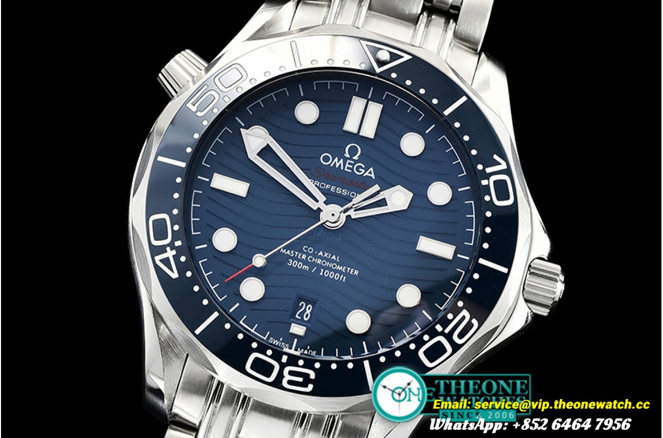 Omega - Seamaster 300m Basel 2018 SS/SS Blue Jap 24J
