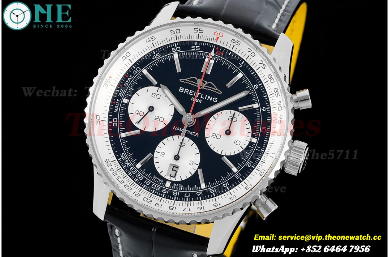Navitimer B01 Chronograph SS/LE Black Dial BLSF Asian B01