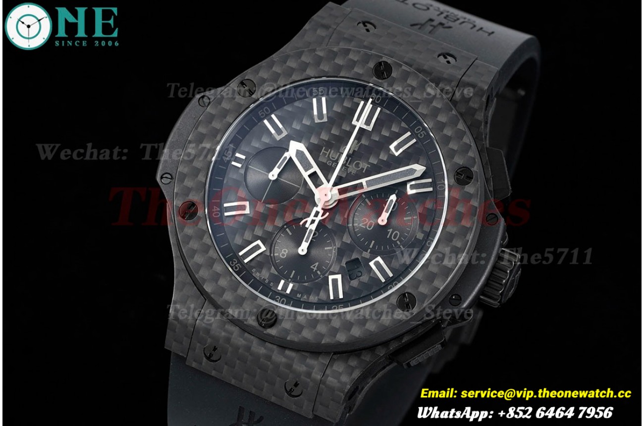 Big Bang Evolution Carbon Fiber Chronograph 44mm Blk/RU V6 HUB4100