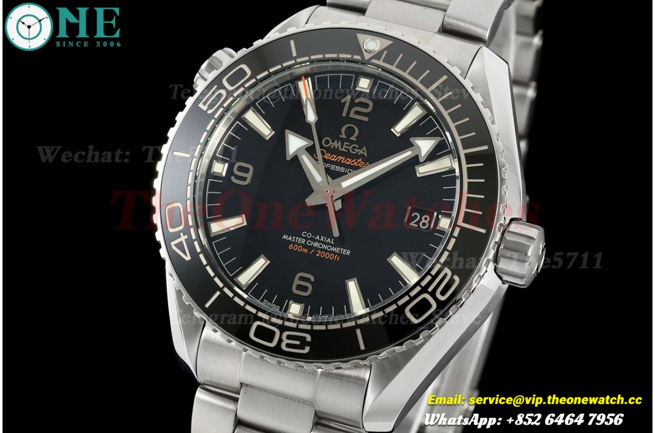 Planet Ocean 600m 43.5mm SS/SS Black Dial SCF A8900