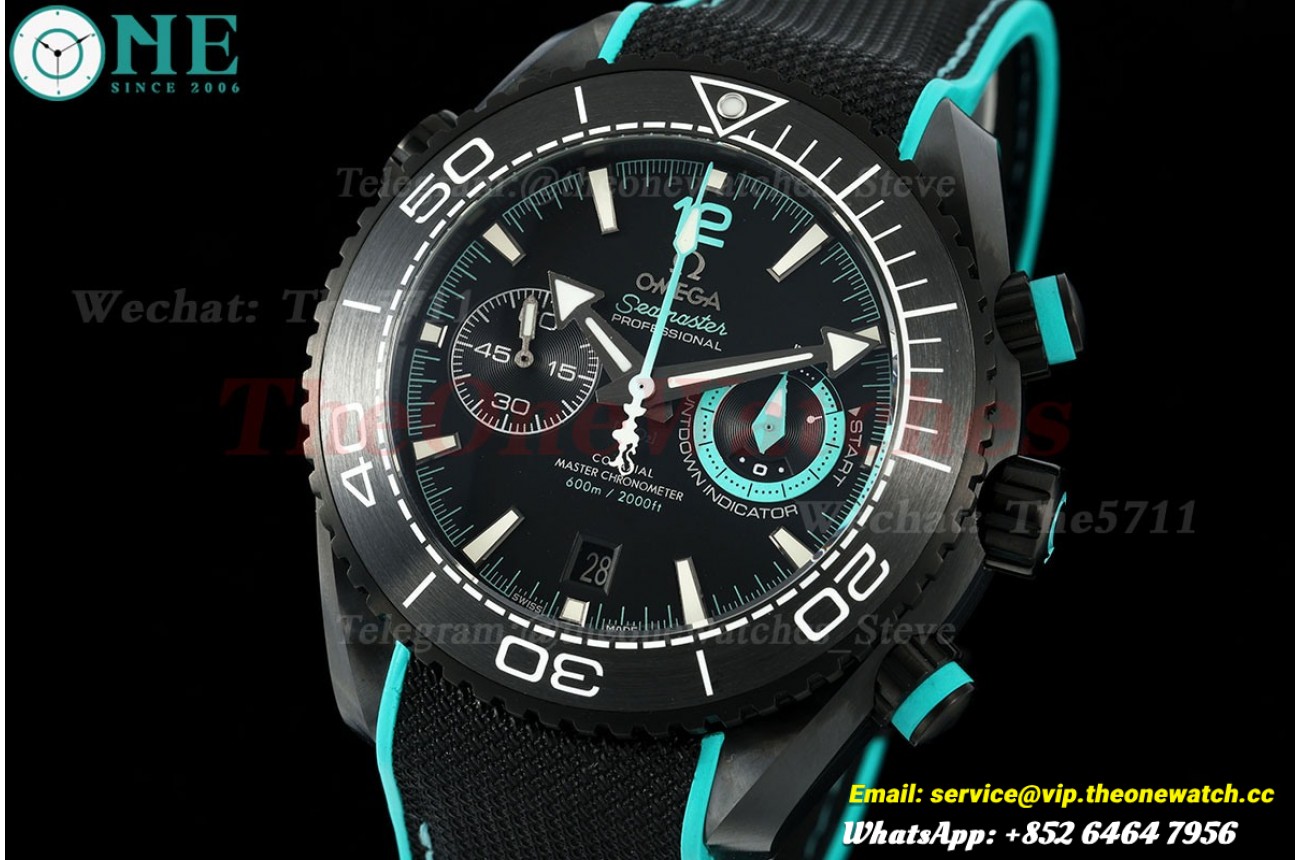 Planet Ocean 600m Chrono ETNZ  45.5mm Ceramic/RU Black Dial SCF A9900