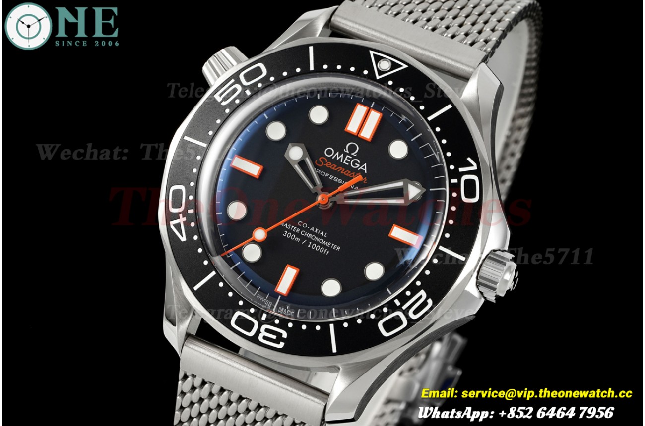 Seamaster 300m 42mm SS/SS Black Dial ORF OR8806 Super Clone
