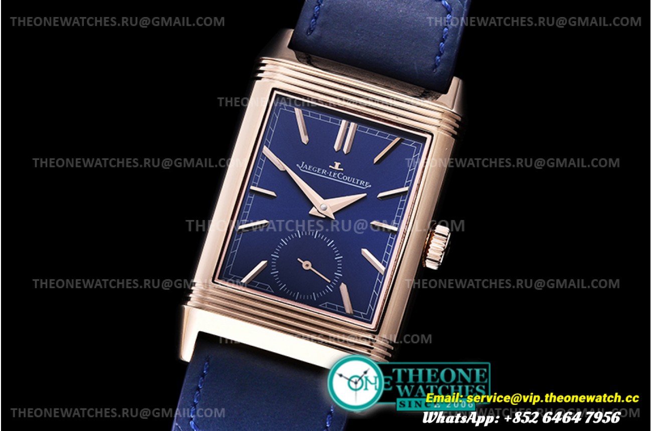 Jaeger Lecoultre - Reverso Tribute Small Seconds RG/LE Blue MGF A854A