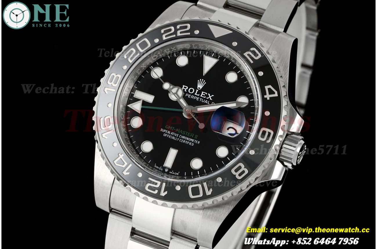 GMT Master II 126710 Bruce Wayne 40mm OysSS/SS Black Dial Clean Plus DD3285