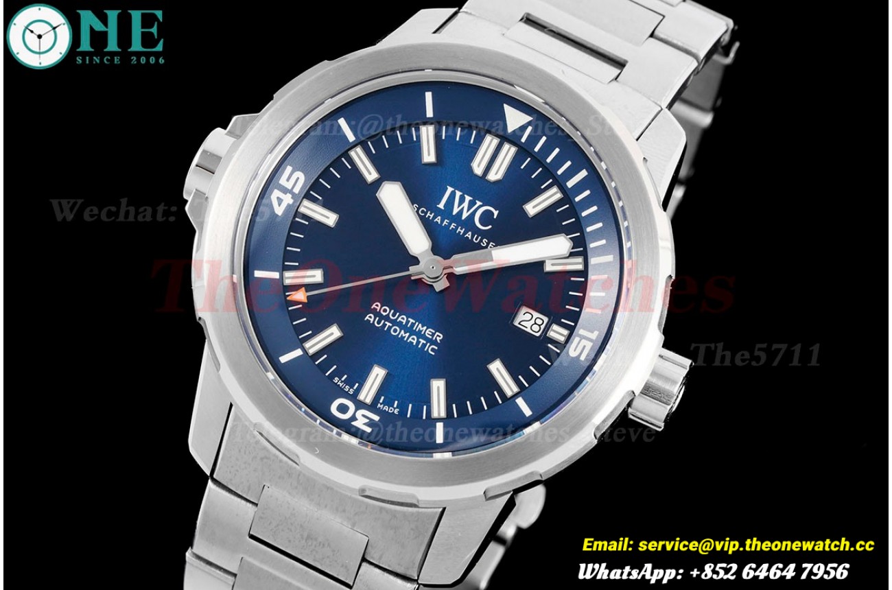 Aquatimer Chronograph 44mm SS/SS Blue Dial V6SF A2892