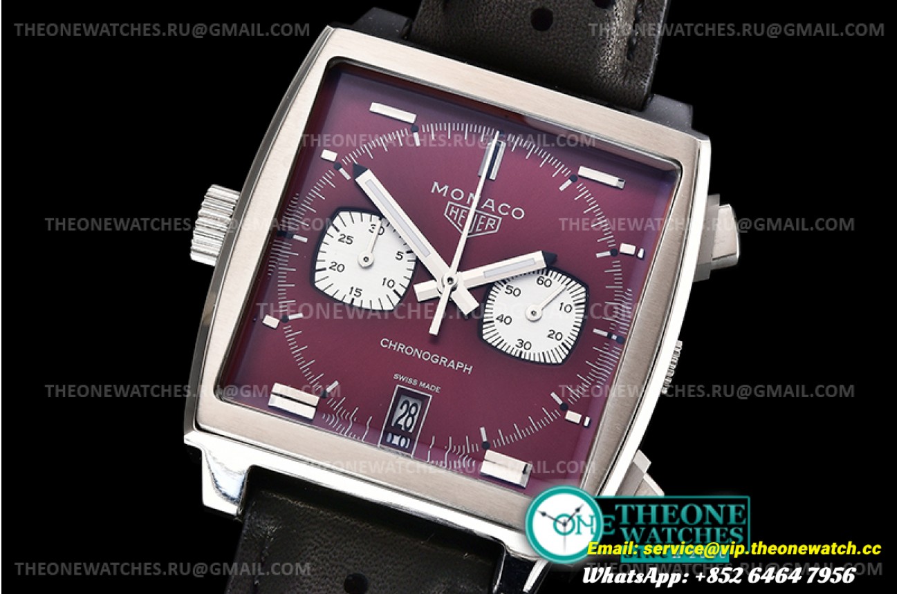 Tag Heuer - Tag Monaco Chronograph SS/LE Red Jap VK64A